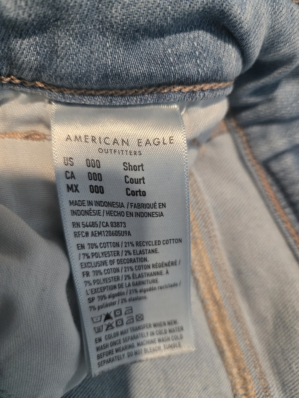 American Eagle Outfitters Light Wash- High Rise Skinny Kick Boot Cut - Picture 5 of 5